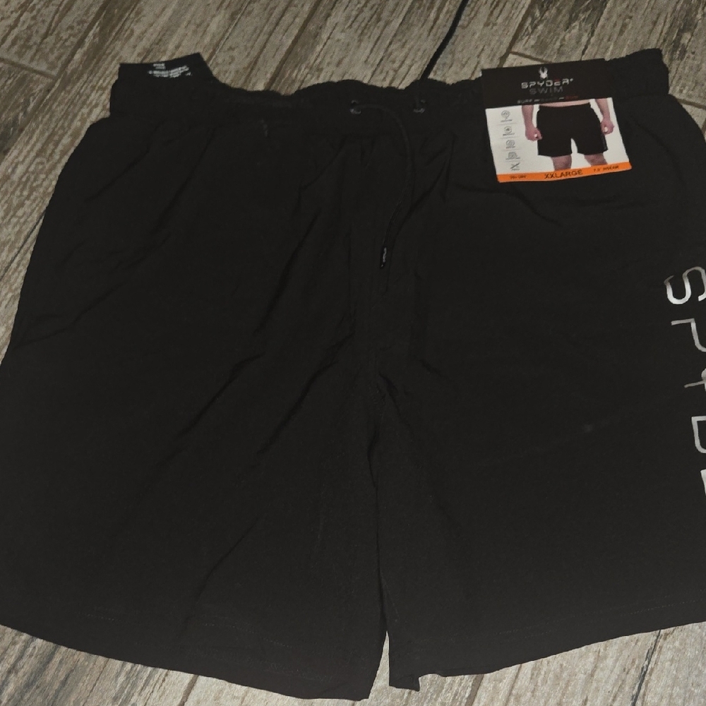 Spyder Men's Black Sports Shorts